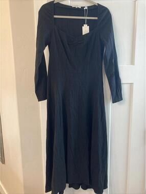 Vince black dress women’s size 10 longsleeve $365